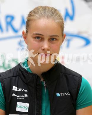 Sportlermeeting.  Mattea PÃ¶tzi  (Wettklettern). Klagenfurt, 30.9.2016.
Foto: Kuess
---
pressefotos, pressefotografie, kuess, qs, qspictures, sport, bild, bilder, bilddatenbank