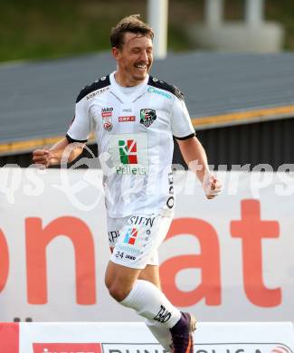 Fussball Bundesliga. RZ Pellets WAC gegen  Altach. Torjubel Christopher Wernitznig, (WAC). Wolfsberg, am 1.10.2016.
Foto: Kuess
---
pressefotos, pressefotografie, kuess, qs, qspictures, sport, bild, bilder, bilddatenbank