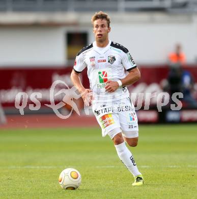 Fussball Bundesliga. RZ Pellets WAC gegen  Altach. Peter Tschernegg (WAC). Wolfsberg, am 1.10.2016.
Foto: Kuess
---
pressefotos, pressefotografie, kuess, qs, qspictures, sport, bild, bilder, bilddatenbank