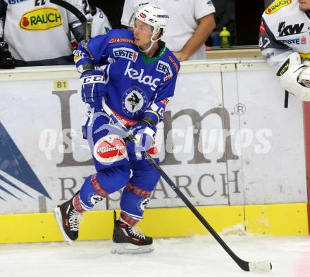 EBEL. Eishockey Bundesliga.  VSV gegen Dornbirner Eishockey Club. Corey Locke (VSV). Villach, am 2.10.2016.
Foto: Kuess 
---
pressefotos, pressefotografie, kuess, qs, qspictures, sport, bild, bilder, bilddatenbank