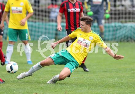 Fussball Unterliga West. St. Jakob im Rosental gegen Radenthein.  Mario Patrick Tarmann (Radenthein). St. Jakob, am 2.10.2016.
Foto: Kuess
---
pressefotos, pressefotografie, kuess, qs, qspictures, sport, bild, bilder, bilddatenbank