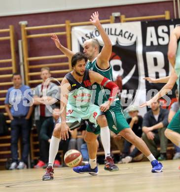 Basketball 2. Bundesliga. GD 1. Runde. Villach Raiders gegen KOS Celovec.  Marko Kolaric,  (Villach), Vjeran Soldo (KOS). Villach, am 9.10.2016.
Foto: Kuess
---
pressefotos, pressefotografie, kuess, qs, qspictures, sport, bild, bilder, bilddatenbank