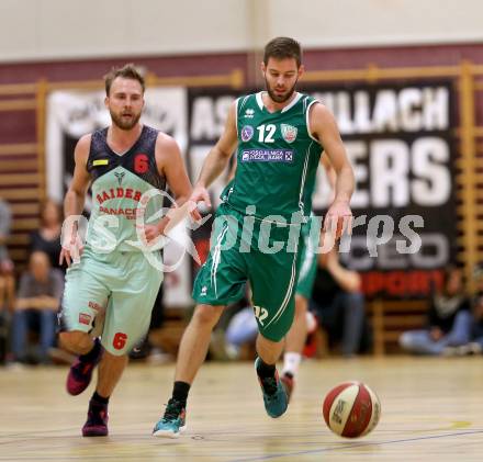 Basketball 2. Bundesliga. GD 1. Runde. Villach Raiders gegen KOS Celovec.  SEbastian Huber,  (Villach),  Christian Erschen (KOS). Villach, am 9.10.2016.
Foto: Kuess
---
pressefotos, pressefotografie, kuess, qs, qspictures, sport, bild, bilder, bilddatenbank