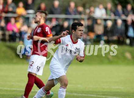 Fussball. Unterliga West. Ludmannsdorf gegen St. Jakob/Ros. Torjubel Marco Koller  (St. Jakob). Ludmannsdorf, 9.10.2016.
Foto: Kuess
---
pressefotos, pressefotografie, kuess, qs, qspictures, sport, bild, bilder, bilddatenbank