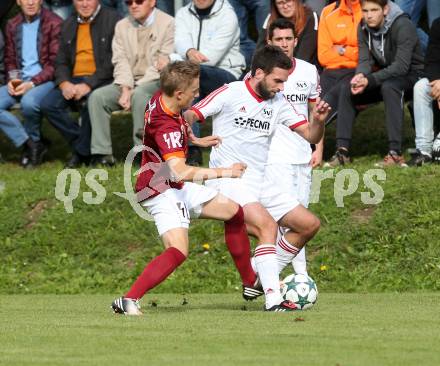 Fussball. Unterliga West. Ludmannsdorf gegen St. Jakob/Ros. Julian Hobel (Ludmannsdorf), Dragan Ovcina (St. Jakob). Ludmannsdorf, 9.10.2016.
Foto: Kuess
---
pressefotos, pressefotografie, kuess, qs, qspictures, sport, bild, bilder, bilddatenbank