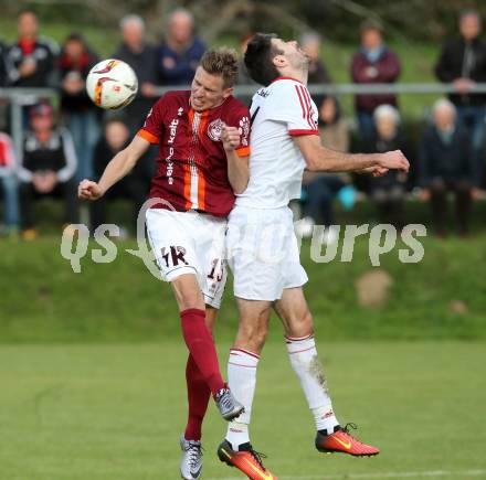 Fussball. Unterliga West. Ludmannsdorf gegen St. Jakob/Ros. Oswin Rupp (Ludmannsdorf), Petar Stojnic (St. Jakob). Ludmannsdorf, 9.10.2016.
Foto: Kuess
---
pressefotos, pressefotografie, kuess, qs, qspictures, sport, bild, bilder, bilddatenbank