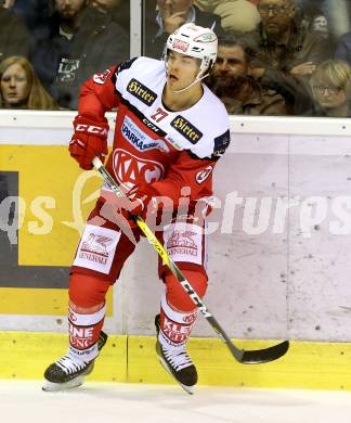 EBEL. Eishockey Bundesliga. KAC gegen VSV. Thomas Hundertpfund (KAC). Klagenfurt, am 16.10.2016.
Foto: Kuess

---
pressefotos, pressefotografie, kuess, qs, qspictures, sport, bild, bilder, bilddatenbank