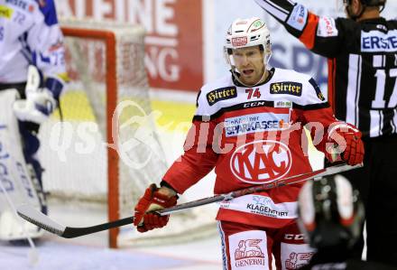 EBEL. Eishockey Bundesliga. KAC gegen VSV. Jamie Lundmark (KAC). Klagenfurt, am 16.10.2016.
Foto: Kuess

---
pressefotos, pressefotografie, kuess, qs, qspictures, sport, bild, bilder, bilddatenbank