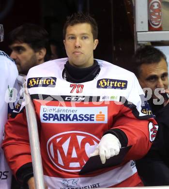 EBEL. Eishockey Bundesliga. KAC gegen HDD Olimpija Ljubljana. Tomas Duba (KAC). Klagenfurt, am 21.10.2016.
Foto: Kuess

---
pressefotos, pressefotografie, kuess, qs, qspictures, sport, bild, bilder, bilddatenbank