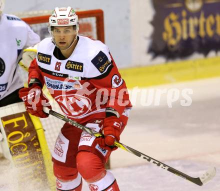 EBEL. Eishockey Bundesliga. KAC gegen HDD Olimpija Ljubljana. Ziga Pance (KAC). Klagenfurt, am 21.10.2016.
Foto: Kuess

---
pressefotos, pressefotografie, kuess, qs, qspictures, sport, bild, bilder, bilddatenbank