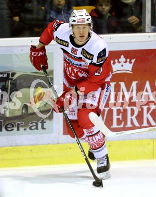 EBEL. Eishockey Bundesliga. KAC gegen HDD Olimpija Ljubljana. Michael Kernberger (KAC). Klagenfurt, am 21.10.2016.
Foto: Kuess

---
pressefotos, pressefotografie, kuess, qs, qspictures, sport, bild, bilder, bilddatenbank