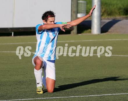 Fussball 2. KLasse D. Moosburg gegen Launsdorf. Torjubel Alen Cirikovic  (Launsdorf). Moosburg, am 22.10.2016.
Foto: Kuess
---
pressefotos, pressefotografie, kuess, qs, qspictures, sport, bild, bilder, bilddatenbank