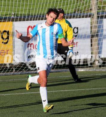 Fussball 2. KLasse D. Moosburg gegen Launsdorf. Torjubel Alen Cirikovic (Launsdorf). Moosburg, am 22.10.2016.
Foto: Kuess
---
pressefotos, pressefotografie, kuess, qs, qspictures, sport, bild, bilder, bilddatenbank