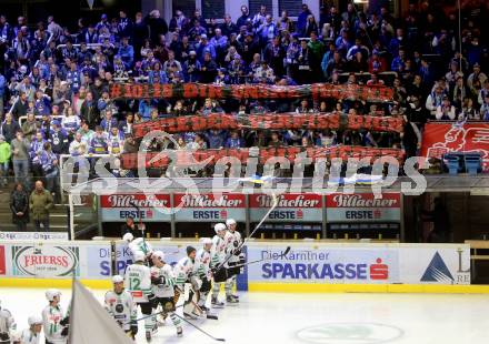 EBEL. Eishockey Bundesliga. VSV gegen	HDD Olimpija Ljubljana. Fans  (VSV). Villach, am 28.10.2016.
Foto: Kuess

---
pressefotos, pressefotografie, kuess, qs, qspictures, sport, bild, bilder, bilddatenbank