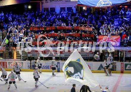 EBEL. Eishockey Bundesliga. VSV gegen	HDD Olimpija Ljubljana. Fans  (VSV). Villach, am 28.10.2016.
Foto: Kuess

---
pressefotos, pressefotografie, kuess, qs, qspictures, sport, bild, bilder, bilddatenbank