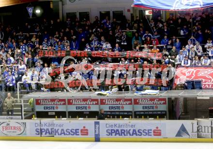 EBEL. Eishockey Bundesliga. VSV gegen	HDD Olimpija Ljubljana. Fans  (VSV). Villach, am 28.10.2016.
Foto: Kuess

---
pressefotos, pressefotografie, kuess, qs, qspictures, sport, bild, bilder, bilddatenbank