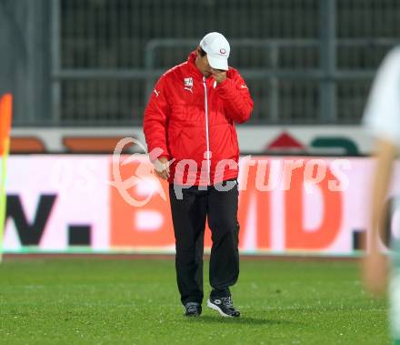 Fussball Bundesliga. RZ Pellets WAC gegen SV Mattersburg. Trainer Ivica Vastic (Mattersburg). Wolfsberg, am 29.10.2016.
Foto: Kuess

---
pressefotos, pressefotografie, kuess, qs, qspictures, sport, bild, bilder, bilddatenbank