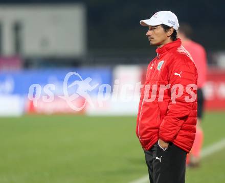 Fussball Bundesliga. RZ Pellets WAC gegen SV Mattersburg. Trainer Ivica Vastic (Mattersburg). Wolfsberg, am 29.10.2016.
Foto: Kuess

---
pressefotos, pressefotografie, kuess, qs, qspictures, sport, bild, bilder, bilddatenbank