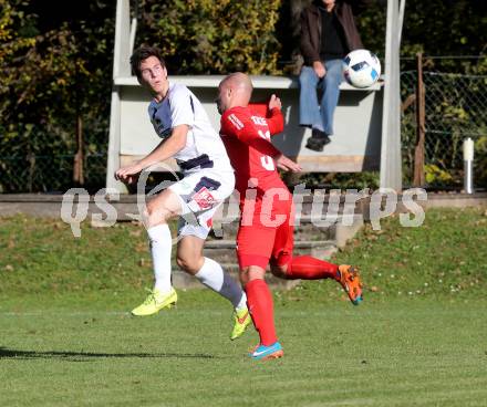 Fussball. Kaerntner Liga. Atus Ferlach gegen SAK. Stephan Mathias Stueckler (Ferlach), Roman Sadnek (SAK). Ferlach, 29.10.2016.
Foto: Kuess
---
pressefotos, pressefotografie, kuess, qs, qspictures, sport, bild, bilder, bilddatenbank