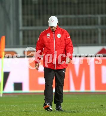 Fussball Bundesliga. RZ Pellets WAC gegen SV Mattersburg. Trainer Ivica Vastic (Mattersburg). Wolfsberg, am 29.10.2016.
Foto: Kuess

---
pressefotos, pressefotografie, kuess, qs, qspictures, sport, bild, bilder, bilddatenbank