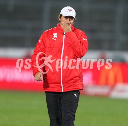 Fussball Bundesliga. RZ Pellets WAC gegen SV Mattersburg. Trainer Ivica Vastic (Mattersburg). Wolfsberg, am 29.10.2016.
Foto: Kuess

---
pressefotos, pressefotografie, kuess, qs, qspictures, sport, bild, bilder, bilddatenbank