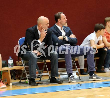 Basketball 2. Bundesliga. GD 4. Runde KOS Celovec gegen Basket Flames.  Trainer Sliskovic Dragan, Stefan Hribar (KOS Celovec). Klagenfurt, am 29.10.2016.
Foto: Kuess
---
pressefotos, pressefotografie, kuess, qs, qspictures, sport, bild, bilder, bilddatenbank