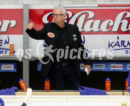 EBEL. Eishockey Bundesliga. VSV gegen	Fehervar AV 19. Trainer Greg Holst (VSV). Villach, am 30.10.2016.
Foto: Kuess

---
pressefotos, pressefotografie, kuess, qs, qspictures, sport, bild, bilder, bilddatenbank