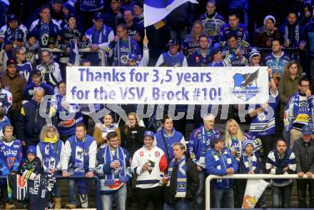 EBEL. Eishockey Bundesliga. VSV gegen	Fehervar AV 19. Fans (VSV). Villach, am 30.10.2016.
Foto: Kuess

---
pressefotos, pressefotografie, kuess, qs, qspictures, sport, bild, bilder, bilddatenbank