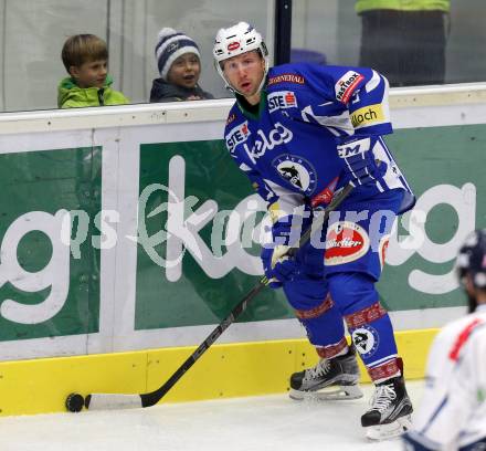 EBEL. Eishockey Bundesliga. VSV gegen	Fehervar AV 19. Dustin Johner (VSV). Villach, am 30.10.2016.
Foto: Kuess

---
pressefotos, pressefotografie, kuess, qs, qspictures, sport, bild, bilder, bilddatenbank