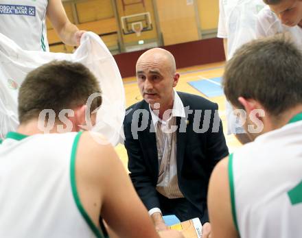 Basketball 2. Bundesliga. GD 4. Runde KOS Celovec gegen Basket Flames.  Trainer Sliskovic Dragan (KOS Celovec). Klagenfurt, am 29.10.2016.
Foto: Kuess
---
pressefotos, pressefotografie, kuess, qs, qspictures, sport, bild, bilder, bilddatenbank