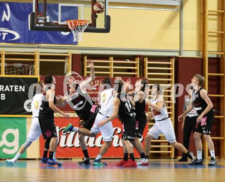 Basketball 2. Bundesliga. GD 5. Runde. Woerthersee Piraten gegen Mattersburg Rocks. Lukas Simoner, Andreas Napokoj, Andreas Nuck (Woerthersee Piraten), Bence Czukor, Traeger Wolfgang, Nicoli Jan, Bernleithner Benjamin, Jaitz Marco (Mattersburg). Klagenfurt, am 5.11.2016.
Foto: Kuess
---
pressefotos, pressefotografie, kuess, qs, qspictures, sport, bild, bilder, bilddatenbank