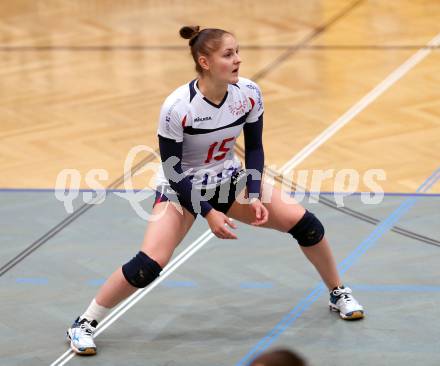 Volleyball. AVL 1. Bundesliga. ATSC KELAG Wildcats. Freller Nicole (Wildcats). Klagenfurt, 5.11.2015.
Foto: Kuess

---
pressefotos, pressefotografie, kuess, qs, qspictures, sport, bild, bilder, bilddatenbank