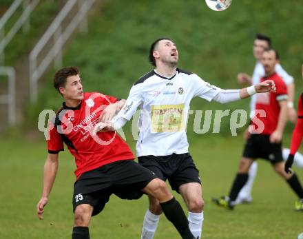 Fussball. Kaerntner Liga. Maria Saal gegen Spittal. Johannes Georg Zebedin (Maria Saal), Dejan Kecanovic (Spittal). Maria Saal, 5.11.2016.
Foto: Kuess
---
pressefotos, pressefotografie, kuess, qs, qspictures, sport, bild, bilder, bilddatenbank