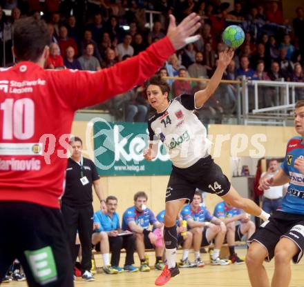 HLA. Handball Bundesliga. SC Ferlach gegen Union JURI Leoben. Mathias Rath,  (Ferlach). Ferlach, am 11.11.2016.
Foto: Kuess

---
pressefotos, pressefotografie, kuess, qs, qspictures, sport, bild, bilder, bilddatenbank