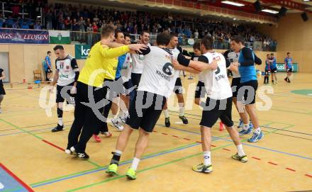 HLA. Handball Bundesliga. SC Ferlach gegen Union JURI Leoben. Jubel Ferlach. Ferlach, am 11.11.2016.
Foto: Kuess

---
pressefotos, pressefotografie, kuess, qs, qspictures, sport, bild, bilder, bilddatenbank