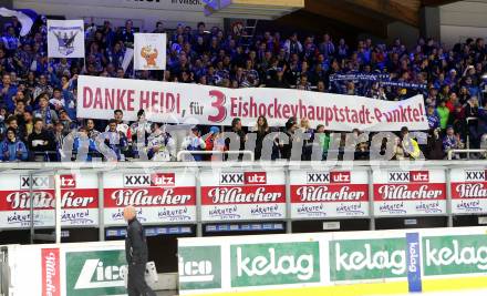 EBEL. Eishockey Bundesliga. VSV gegen	KAC. Fans (VSV). Villach, am 13.11.2016.
Foto: Kuess

---
pressefotos, pressefotografie, kuess, qs, qspictures, sport, bild, bilder, bilddatenbank