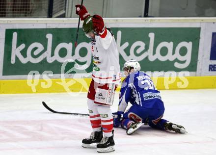 EBEL. Eishockey Bundesliga. VSV gegen	HCB Suedtirol Alperia. Torjubel Nicholas Palmieri  (Bozen). Villach, am 20.11.2016.
Foto: Kuess

---
pressefotos, pressefotografie, kuess, qs, qspictures, sport, bild, bilder, bilddatenbank