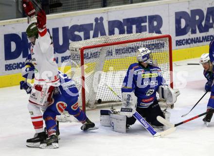 EBEL. Eishockey Bundesliga. VSV gegen	HCB Suedtirol Alperia. Torjubel Nicholas Palmieri (Bozen). Villach, am 20.11.2016.
Foto: Kuess

---
pressefotos, pressefotografie, kuess, qs, qspictures, sport, bild, bilder, bilddatenbank