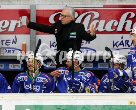 EBEL. Eishockey Bundesliga. VSV gegen	HC Orli Znojmo. Trainer Greg Holst (VSV). Villach, am 25.11.2016.
Foto: Kuess

---
pressefotos, pressefotografie, kuess, qs, qspictures, sport, bild, bilder, bilddatenbank