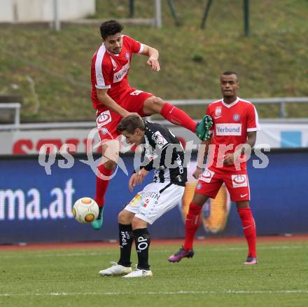 Fussball Bundesliga. RZ Pellets WAC gegen FK Austria Wien. Gerald Nutz, (WAC), Tarkan Serbest (Austria Wien). Wolfsberg, am 27.11.2016.
Foto: Kuess

---
pressefotos, pressefotografie, kuess, qs, qspictures, sport, bild, bilder, bilddatenbank