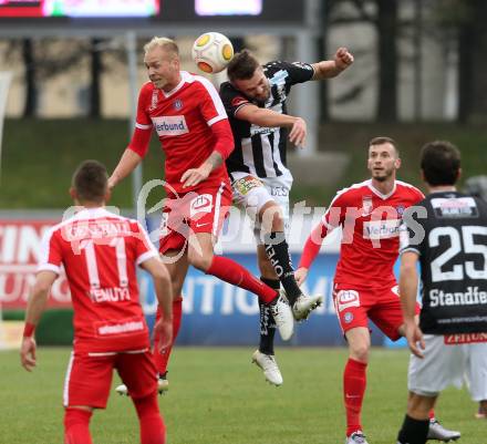 Fussball Bundesliga. RZ Pellets WAC gegen FK Austria Wien. Philipp Prosenik, (WAC), Raphael Holzhauser (Austria Wien). Wolfsberg, am 27.11.2016.
Foto: Kuess

---
pressefotos, pressefotografie, kuess, qs, qspictures, sport, bild, bilder, bilddatenbank