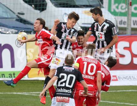 Fussball Bundesliga. RZ Pellets WAC gegen FK Austria Wien. Daniel Drescher, Mihret Topcagic, (WAC), Lukas Rotpuller, Tarkan Serbest  (Austria Wien). Wolfsberg, am 27.11.2016.
Foto: Kuess

---
pressefotos, pressefotografie, kuess, qs, qspictures, sport, bild, bilder, bilddatenbank