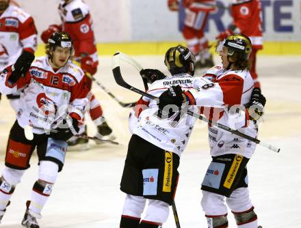 EBEL. Eishockey Bundesliga. KAC gegen 	HC Orli Znojmo. Torjubel (Znojmo). Klagenfurt, am 2.12.2016.
Foto: Kuess

---
pressefotos, pressefotografie, kuess, qs, qspictures, sport, bild, bilder, bilddatenbank