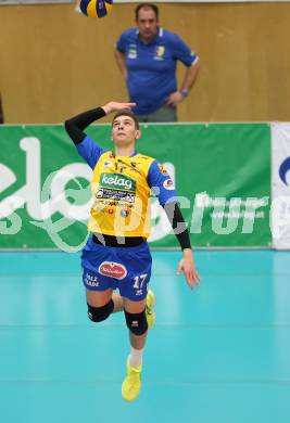 Volleyball Bundesliga. SK Posojilnica Aich/Dob gegen Hypo Tirol. Mario Koncilja (Aich/Dob). Bleiburg, 1.12.2016.
Foto: Kuess 
---
pressefotos, pressefotografie, kuess, qs, qspictures, sport, bild, bilder, bilddatenbank