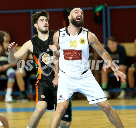 Basketball 2. Bundesliga. GD 9. Runde. Woerthersee Piraten gegen Basket Flames. Joachim Buggelsheim,  (Woerthersee Piraten), Mathias Kutschera (Basket Flames). Klagenfurt, am 3.12.2016.
Foto: Kuess
---
pressefotos, pressefotografie, kuess, qs, qspictures, sport, bild, bilder, bilddatenbank