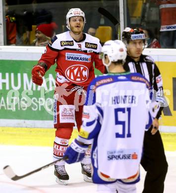 EBEL. Eishockey Bundesliga. KAC gegen 	VSV. Torjubel Stefan Geier (KAC). Klagenfurt, am 18.12.2016.
Foto: Kuess

---
pressefotos, pressefotografie, kuess, qs, qspictures, sport, bild, bilder, bilddatenbank