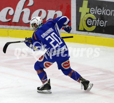 EBEL. Eishockey Bundesliga. VSV gegen	EC Red Bull Salzburg	. Torjubel Nico Brunner (VSV). Villach, am 20.12.2016.
Foto: Kuess

---
pressefotos, pressefotografie, kuess, qs, qspictures, sport, bild, bilder, bilddatenbank