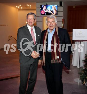 Sportgala. Nacht des Sports. Ehrung Sportler des Jahres. Sigi Bergmann,  Peter Kaiser. Velden, 21.12.2016.
Foto: Kuess 
---
pressefotos, pressefotografie, kuess, qs, qspictures, sport, bild, bilder, bilddatenbank