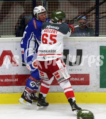 EBEL. Eishockey Bundesliga. VSV gegen	HCB Suedtirol Alperia. Corey Locke, (VSV), Alexander Gellert (Bozen). Villach, am 26.12.2016.
Foto: Kuess

---
pressefotos, pressefotografie, kuess, qs, qspictures, sport, bild, bilder, bilddatenbank