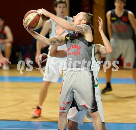 Basketball 2. Bundesliga. GD 13. Runde. KOS Celovec gegen Villach Raiders.  Nino Gross (Villach). Klagenfurt, am 14.1.2017.
Foto: Kuess
---
pressefotos, pressefotografie, kuess, qs, qspictures, sport, bild, bilder, bilddatenbank